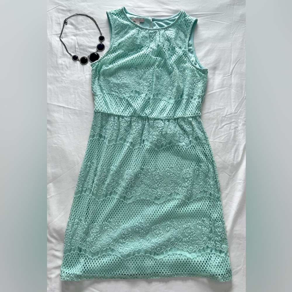 Beautiful Mint Crochet Dress